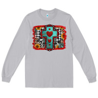 Moon Dust Christmas cross with background Long Sleeve Tee - Jasminsmagicworld