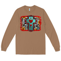 Toasted Coconut Christmas cross with background Long Sleeve Tee - Jasminsmagicworld
