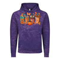 Cloud Purple Kidney Cancer coffee cups orange ribbon Vintage Hoodie - NancyCooperArtShop