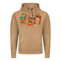 Vintage Camel Kidney Cancer coffee cups orange ribbon Vintage Hoodie - NancyCooperArtShop