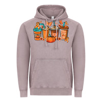 Vintage Zinc Kidney Cancer coffee cups orange ribbon Vintage Hoodie - NancyCooperArtShop