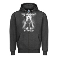 Charcoal Heather eric draven it can't rain all the time 1 Zipper Hoodie - tuanDangUi