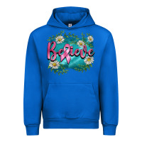 Cobalt breast cancer believe Urban Hoodie - BarkalooDesign