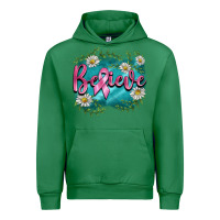 Emerald breast cancer believe Urban Hoodie - BarkalooDesign
