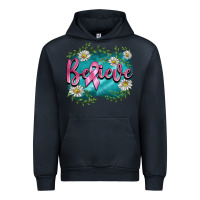 Navy breast cancer believe Urban Hoodie - BarkalooDesign