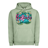 Pigment Oil Green breast cancer believe Urban Hoodie - BarkalooDesign