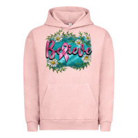 Pigment Salmon breast cancer believe Urban Hoodie - BarkalooDesign