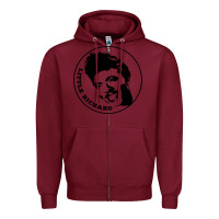 Burgundy little richard   rock'n'roll legend Zipper Hoodie - tuanDangUi