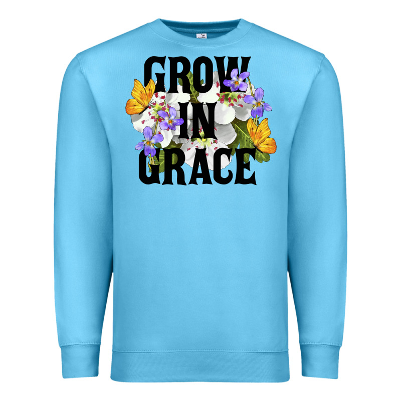 Grow In Grace Premium Sweatshirt by LillyAllenDesigns | Teevron