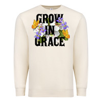 Sandshell Grow In Grace Premium Sweatshirt - LillyAllenDesigns
