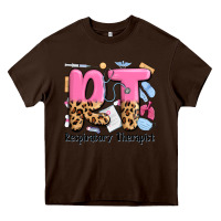 Chocolate Brown respiratory therapist Heavy Core Tee - MaliasSmallBusiness