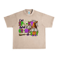 French Oak I'm Spooky and I Gnome It Urban Heavy Tee - texasbilliewilder