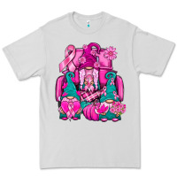Dove Grey Breast Cancer Gnomies Truck Premium Tee - BundleAndBundleShop