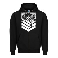 Black girls' frontline griffin & kryuger Zipper Hoodie - tuanDangUi