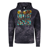 Cloud Black Western a Country Girl Can Survive Vintage Hoodie - texasbilliewilder