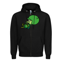 Black the-great-gazoo-cute Zipper Hoodie - tuanDangUi