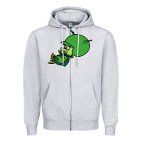 Heather Grey the-great-gazoo-cute Zipper Hoodie - tuanDangUi