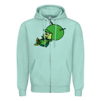 Seafoam the-great-gazoo-cute Zipper Hoodie - tuanDangUi