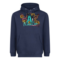 Navy Hair Hustler Heavyweight Hoodie - SublimationCraftShop