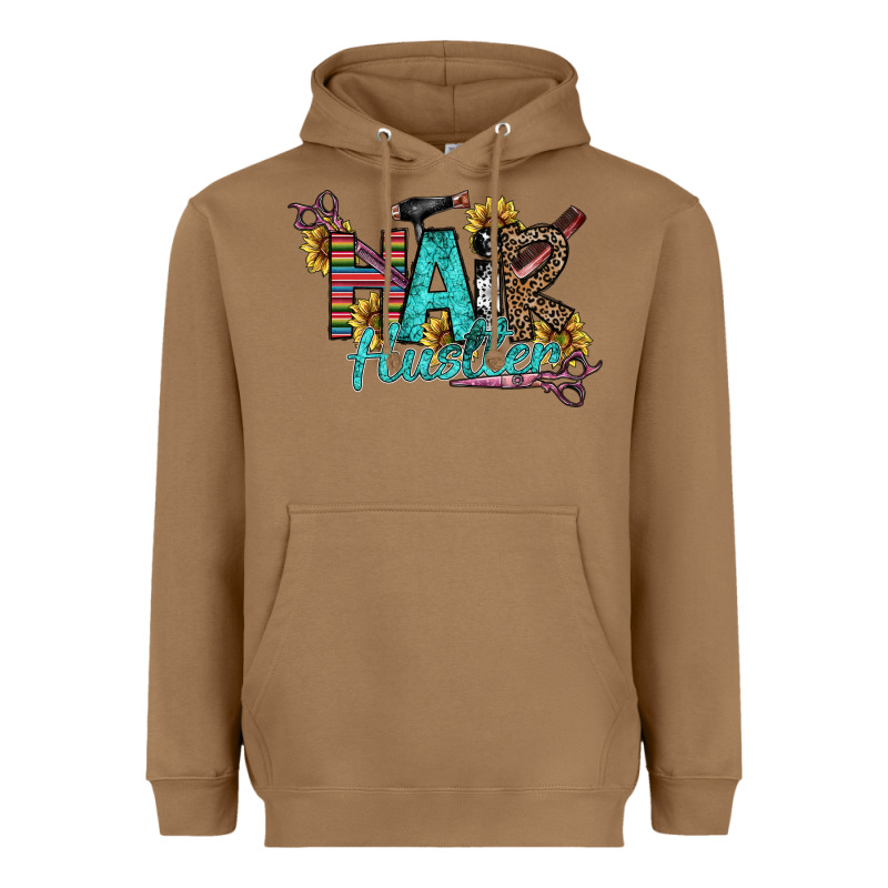 Hair Hustler Heavyweight Hoodie by SublimationCraftShop | Teevron