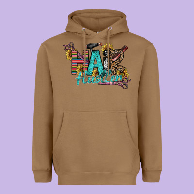 Hair Hustler Heavyweight Hoodie Designed By Sublimationcraftshop