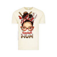 Vintage Arctic Baseball Mom Messy Bun Vintage Tee - texasbilliewilder