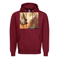 Burgundy sasha & digweed Zipper Hoodie - tuanDangUi