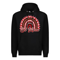 Black be mine valentines day rainbow Premium Hoodie - RanaPortraitStore