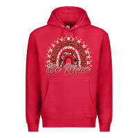 Cardinal be mine valentines day rainbow Premium Hoodie - RanaPortraitStore