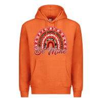 Carrot be mine valentines day rainbow Premium Hoodie - RanaPortraitStore