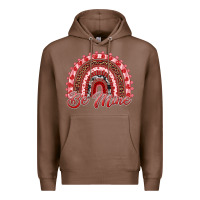 Chestnut be mine valentines day rainbow Premium Hoodie - RanaPortraitStore