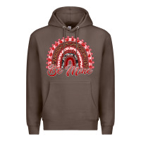 Coffee be mine valentines day rainbow Premium Hoodie - RanaPortraitStore