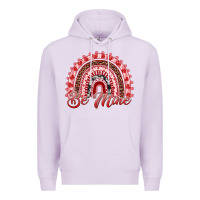 Lilac be mine valentines day rainbow Premium Hoodie - RanaPortraitStore
