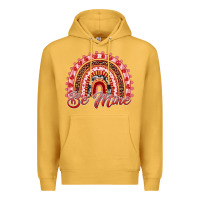 Mustard be mine valentines day rainbow Premium Hoodie - RanaPortraitStore