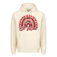 Tofu be mine valentines day rainbow Premium Hoodie - RanaPortraitStore