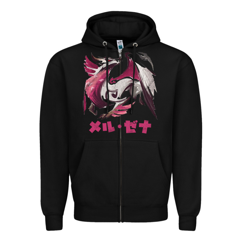 Monster Hunter Rise Sunbreak Malzeno Kanji Zipper Hoodie by tuanDangUi | Teevron