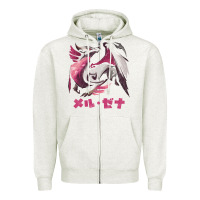 Oatmeal Heather monster hunter rise sunbreak malzeno kanji Zipper Hoodie - tuanDangUi