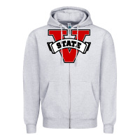 Heather Grey valdosta state Zipper Hoodie - tuanDangUi