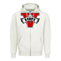 Oatmeal Heather valdosta state Zipper Hoodie - tuanDangUi