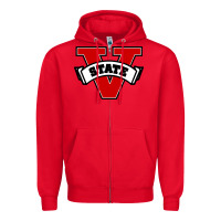 Red valdosta state Zipper Hoodie - tuanDangUi