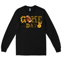 Black Game day yellow and black team color Long Sleeve Tee - HowdyJamesFarm