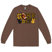 Chestnut Game day yellow and black team color Long Sleeve Tee - HowdyJamesFarm