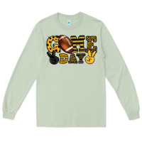 Matcha Game day yellow and black team color Long Sleeve Tee - HowdyJamesFarm