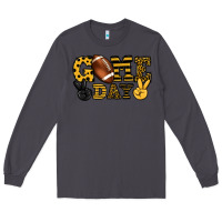 Smoke Game day yellow and black team color Long Sleeve Tee - HowdyJamesFarm