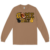 Toasted Coconut Game day yellow and black team color Long Sleeve Tee - HowdyJamesFarm