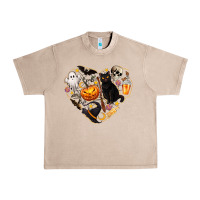 French Oak Halloween Heart Urban Heavy Tee - texasbilliewilder