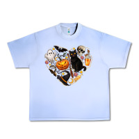 Grape Ice Halloween Heart Urban Heavy Tee - texasbilliewilder