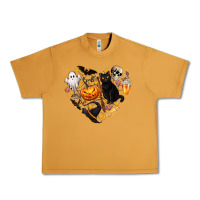 Peanut Butter Halloween Heart Urban Heavy Tee - texasbilliewilder