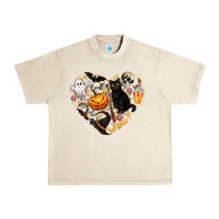 Sandshell Halloween Heart Urban Heavy Tee - texasbilliewilder