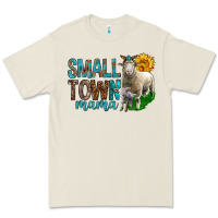 Small Town Mama With Sheeps Premium Tee | Teevron
